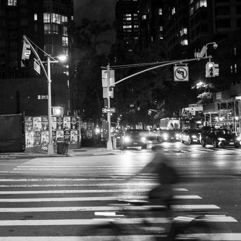 City street at night. Photo by Ben Borodawka 